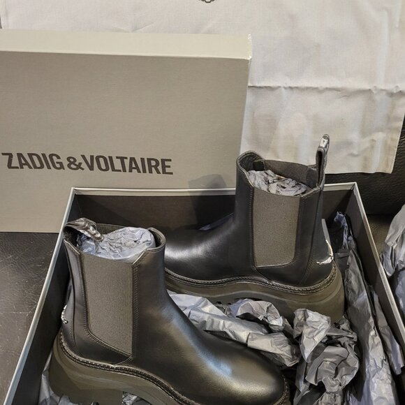 Zadig & Voltaire Ride Chelsea Boot NWT 7.5/8 EURO 38 - Picture 8 of 10